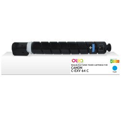 Toner remanufacturé OWA - standard - Cyan - pour CANON C-EXV64C