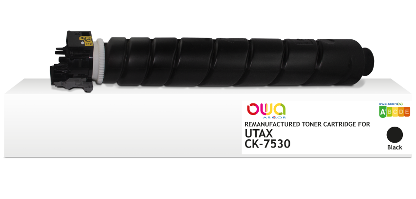 OWA Remanufactured Toner - Standard - Black - for UTAX CK-7530