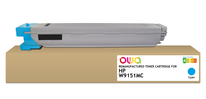 Wiederaufbereiteter OWA-Toner - Standard - Cyan - für HP W9151MC