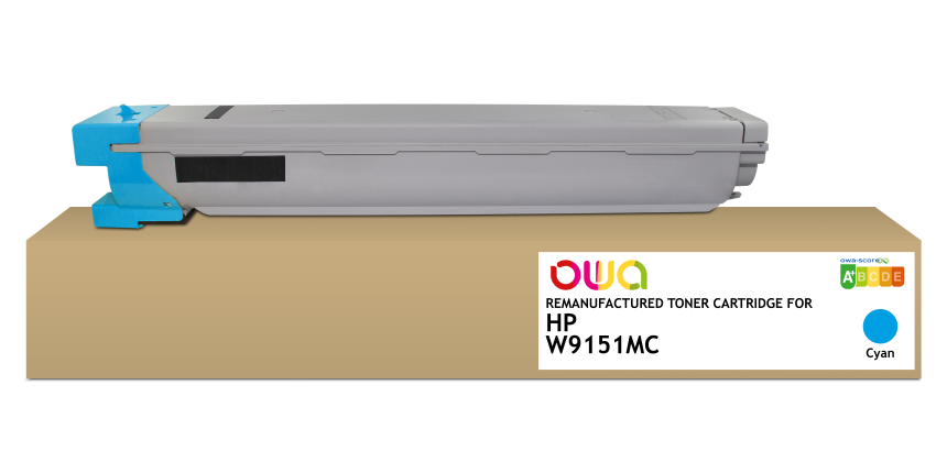 Wiederaufbereiteter OWA-Toner - Standard - Cyan - für HP W9151MC
