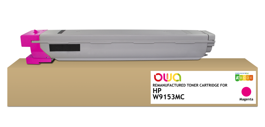 Toner remanufacturé OWA - standard - Magenta - pour HP W9153MC