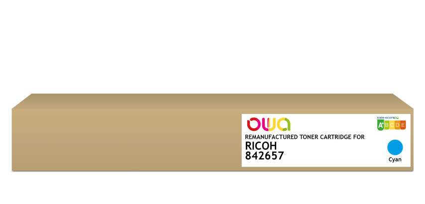 OWA Remanufactured Toner - Standard - Cyan - for RICOH 842657