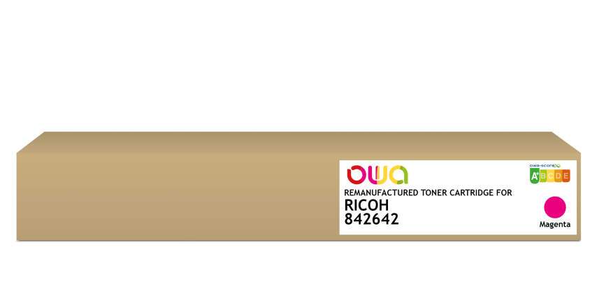 OWA Remanufactured Toner - Standard - Magenta - for RICOH 842642