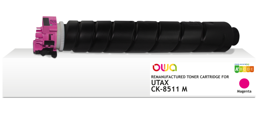 Toner remanufacturé OWA - standard - Magenta - pour UTAX CK-8511 M