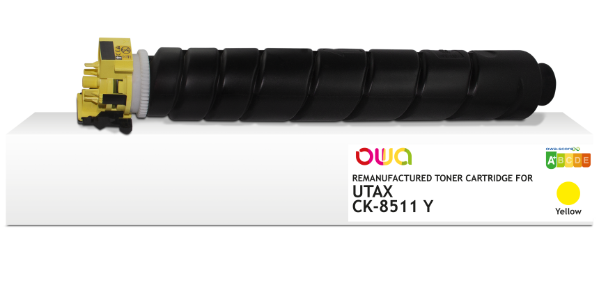 Toner remanufacturé OWA - standard - Jaune - pour UTAX CK-8511 Y
