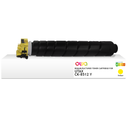 Toner remanufacturé OWA - standard - Jaune - pour UTAX CK-8512 Y