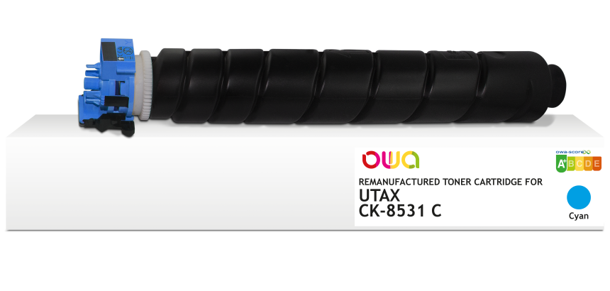 Toner remanufacturé OWA - standard - Cyan - pour UTAX CK-8531 C