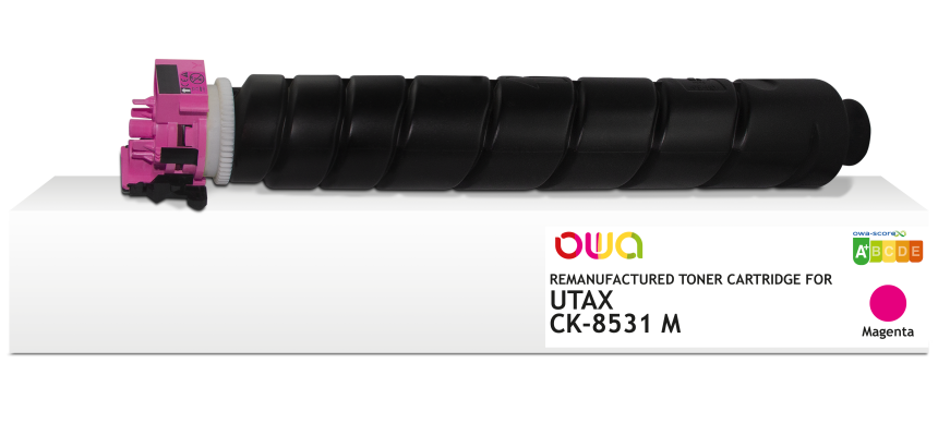 Toner remanufacturé OWA - standard - Magenta - pour UTAX CK-8531 M