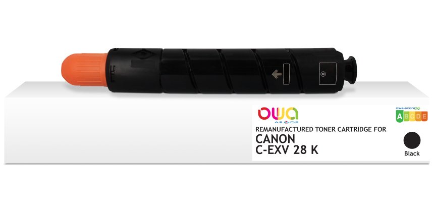 Toner remanufacturé OWA - standard - Noir - pour CANON C-EXV28K