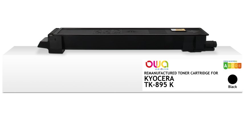 Toner remanufacturé OWA - standard - Noir - pour KYOCERA TK-895 K