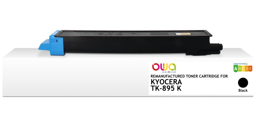 Toner remanufacturé OWA - standard - Cyan - pour KYOCERA TK-895 C