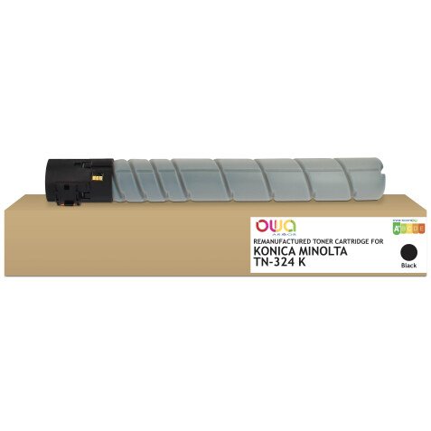 Toner remanufacturé OWA - standard - Black - pour KONICA MINOLTA TN-324 K, DEVELOP A8DA1D0, OLIVETTI B1166