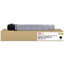 Toner remanufacturé OWA - standard - Noir - pour KONICA MINOLTA TN-221 K, DEVELOP A8K31D0, OLIVETTI B1194