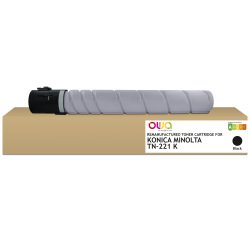 Toner remanufacturé OWA - standard - Noir - pour KONICA MINOLTA TN-221 K, DEVELOP A8K31D0, OLIVETTI B1194