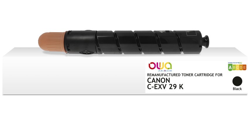 Toner remanufacturé OWA - standard - Noir - pour CANON C-EXV29K