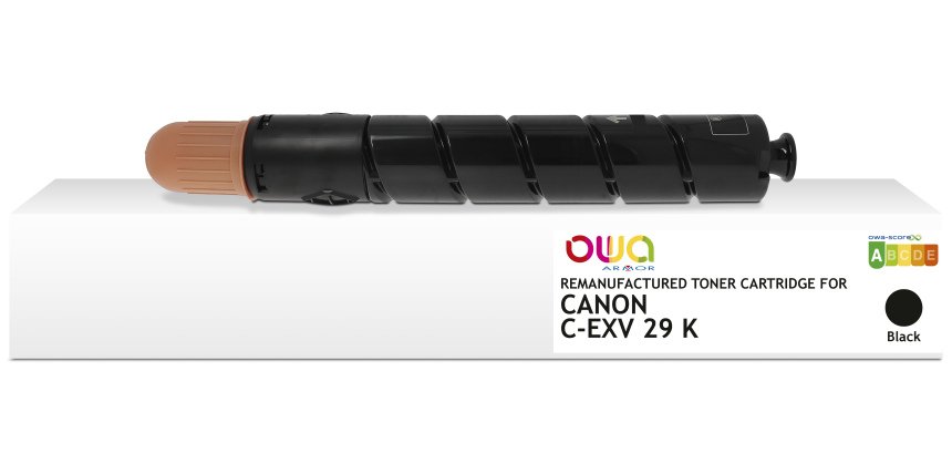 Toner remanufacturé OWA - standard - Black - pour CANON C-EXV 29 K