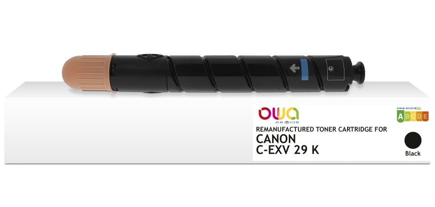 Toner remanufacturé OWA - standard - Cyan - pour CANON C-EXV 29 C