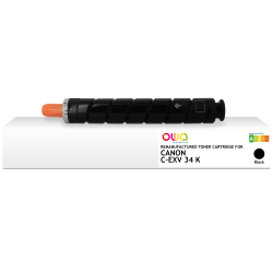 Toner remanufacturé OWA - standard - Noir - pour CANON C-EXV34K