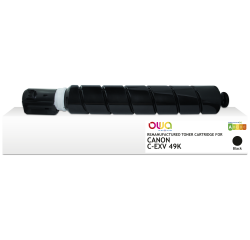 OWA Toner remanufacturé Equivalent CANON C-EXV49K pour imprimante laser