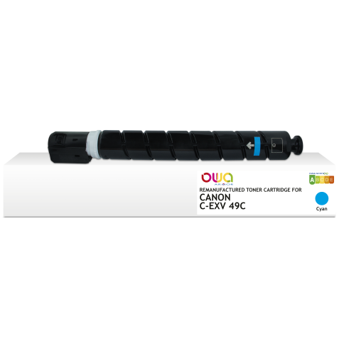 OWA Toner remanufacturé couleur séparée compatible CANON C-EXV 49 pour imprimante laser