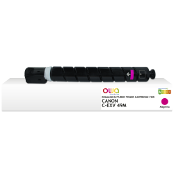 OWA Toner remanufacturé couleur séparée compatible CANON C-EXV 49 pour imprimante laser