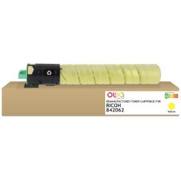 Gereviseerde toner OWA - standaard - geel - voor RICOH 842062, RICOH 842062