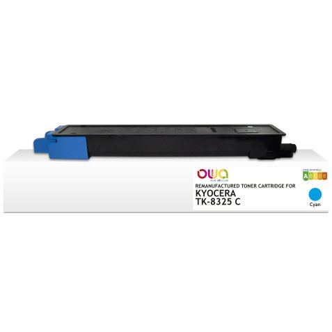 Toner remanufacturé OWA - standard - Cyan - pour KYOCERA TK-8325 C