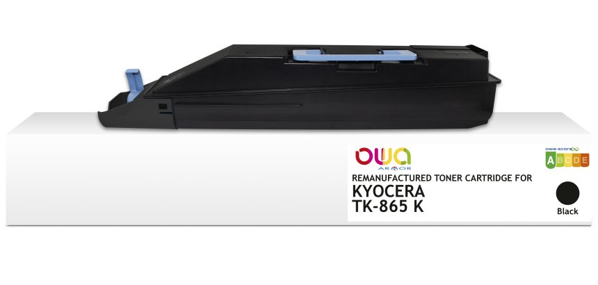 Toner remanufacturé OWA - standard - Noir - pour KYOCERA TK-865 K