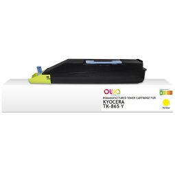 EN_Toner remanufacturé OWA - standard - Jaune - pour KYOCERA TK-865 Y