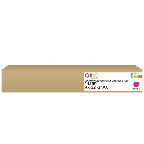 Toner remanufacturé OWA - standard - Magenta - pour SHARP MX-23GTMA, SHARP MX-23GTMA