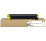 Toner remanufacturé OWA - standard - Yellow - pour SHARP MXC-38GTY, SHARP MXC-38GTY