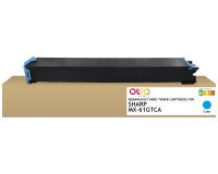 EN_Toner remanufacturé OWA - standard - Cyan - pour SHARP MX-61GTCA, SHARP MX-61GTCA