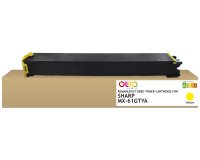 EN_Toner remanufacturé OWA - standard - Yellow - pour SHARP MX-61GTYA, SHARP MX-61GTYA