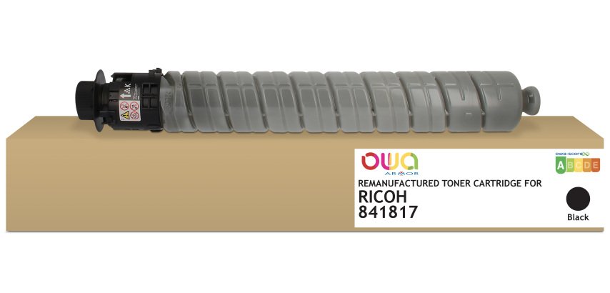 Remanufactured Toner OWA - Standard - Black - for RICOH 841817, RICOH 841817