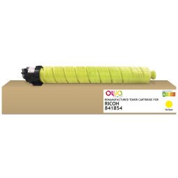 EN_Toner remanufacturé OWA - standard - Jaune - pour RICOH 841854