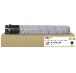 Toner remanufacturé OWA - standard - Black - pour KONICA MINOLTA TN-512K