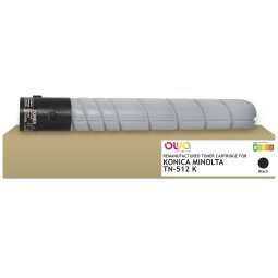Toner remanufacturé OWA - standard - Noir - pour KONICA MINOLTA TN-512 K