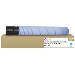 Toner remanufacturé OWA - standard - Cyan - pour KONICA MINOLTA TN-512 C