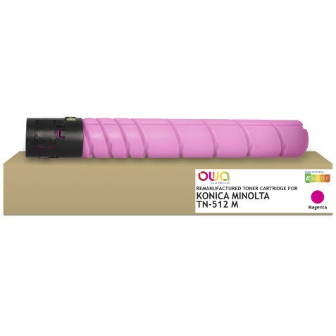 Gereviseerde toner OWA - standaard - magenta - voor KONICA MINOLTA TN-512 M, KONICA MINOLTA TN-512 M