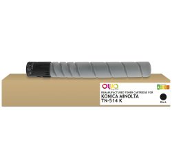 Toner remanufacturé OWA - standard - Noir - pour KONICA MINOLTA TN-514 K, DEVELOP A9E81D0, OLIVETTI B1206