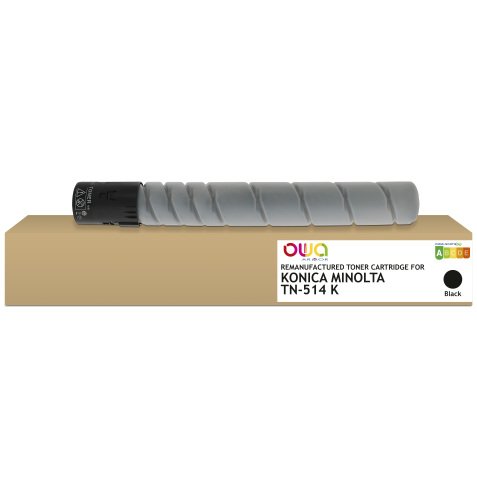 Toner remanufacturé OWA - standard - Noir - pour KONICA MINOLTA TN-514 K, DEVELOP A9E81D0, OLIVETTI B1206