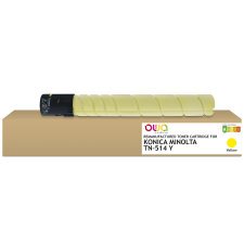 Toner remanufacturé OWA - standard - Jaune - pour KONICA MINOLTA TN-514 Y, DEVELOP A9E82D0, OLIVETTI B1209, KONICA MINOLTA TN-514 Y