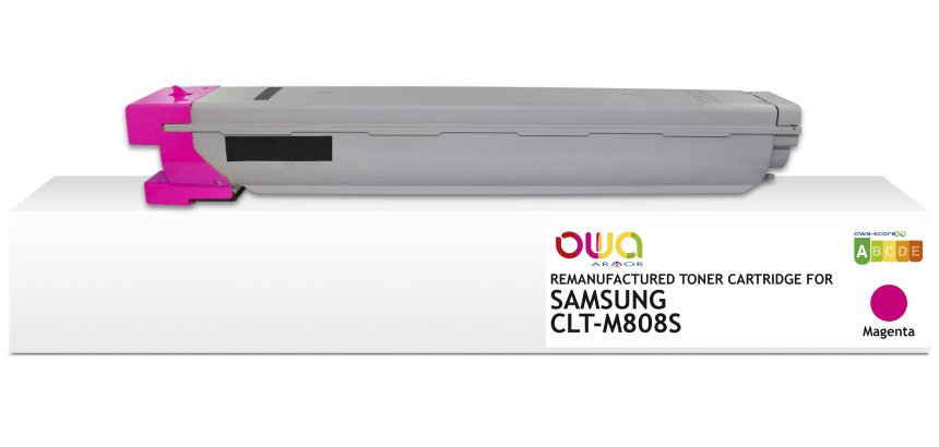 Toner remanufacturé OWA - standard - Magenta - pour SAMSUNG CLT-M808S/ELS, SAMSUNG CLT-M808S/ELS