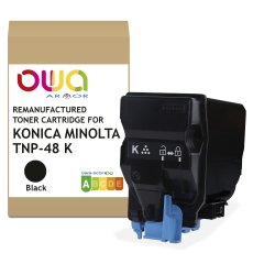 Toner remanufacturé OWA - standard - Black - pour KONICA MINOLTA TNP-48 K, TNP-49 K, DEVELOP TNP-48 K, TNP-49 K, KONICA MINOLTA TNP-48 K, TNP-49 K, DEVELOP TNP-48 K, TNP-49 K