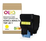 Toner remanufacturé OWA - standard - Jaune - pour KONICA MINOLTA TNP-48 Y, TNP-49 Y, DEVELOP TNP-48 Y, TNP-49 Y