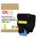 Toner remanufacturé OWA - standard - Jaune - pour KONICA MINOLTA TNP-49 Y, TNP-48 Y, DEVELOP TNP-48 Y, TNP-49 Y