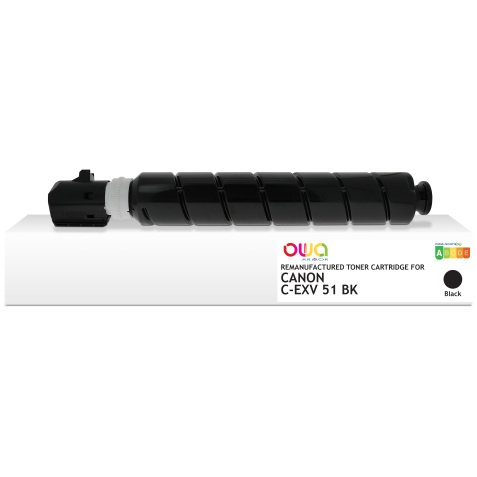 Toner remanufacturé OWA - standard - Black - pour CANON C-EXV 51 K, CANON C-EXV 51 K