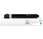 Toner remanufacturé OWA - standard - Cyan - pour CANON C-EXV 51 L C, CANON C-EXV 51 L C