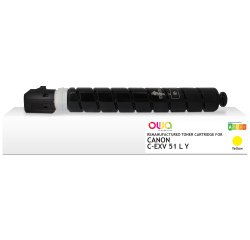 Toner remanufacturé OWA - standard - Jaune - pour CANON C-EXV 51 L Y, CANON C-EXV 51 L Y