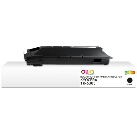 Toner remanufacturé OWA - standard - Black - pour KYOCERA TK-6305